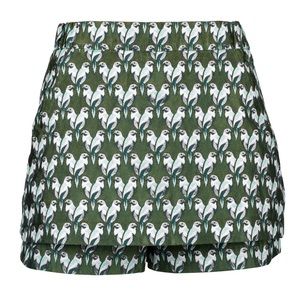 Maje Iparo Metallic Brocade Skort in Jacquard